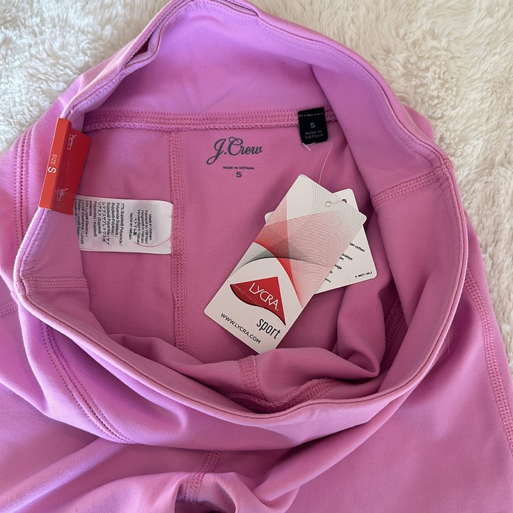 J CREW high-rise biker shorts NWT - Picture 2 of 4